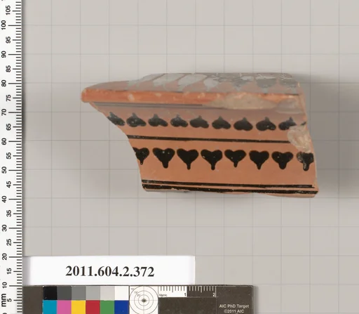 Terracotta fragment of a column-krater (bowl for mixing wine and water)