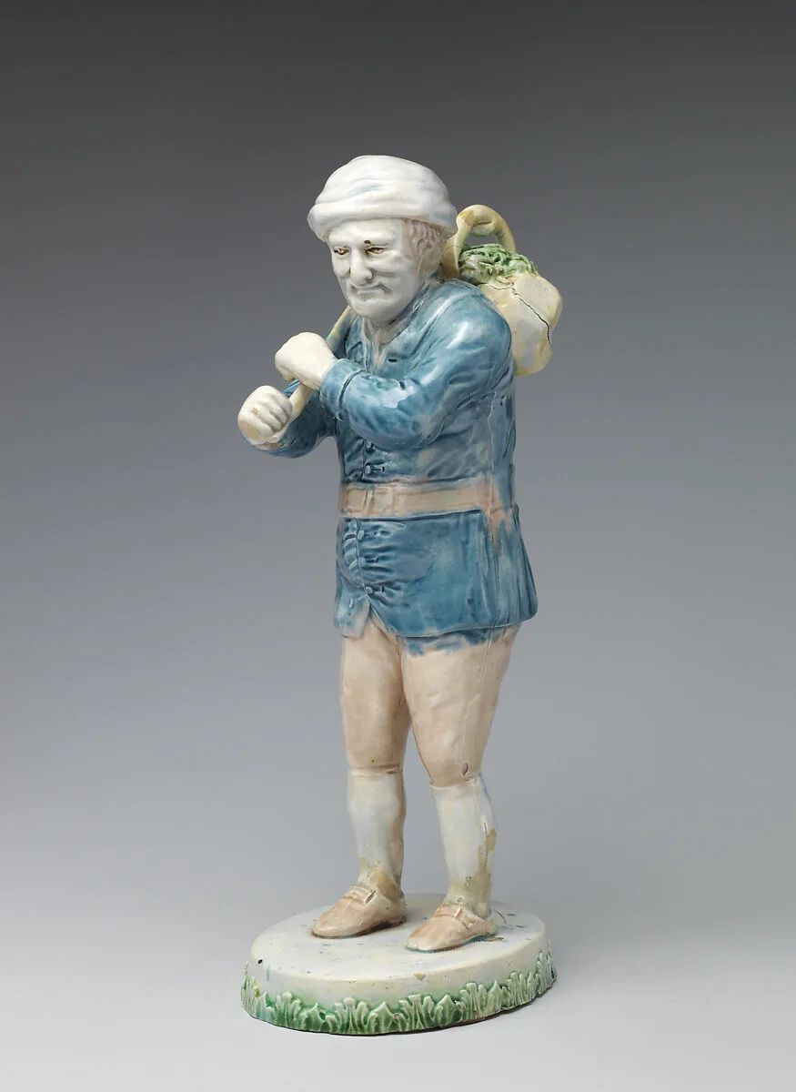 Man with bundle over his shoulder — Ralph Wood the Elder