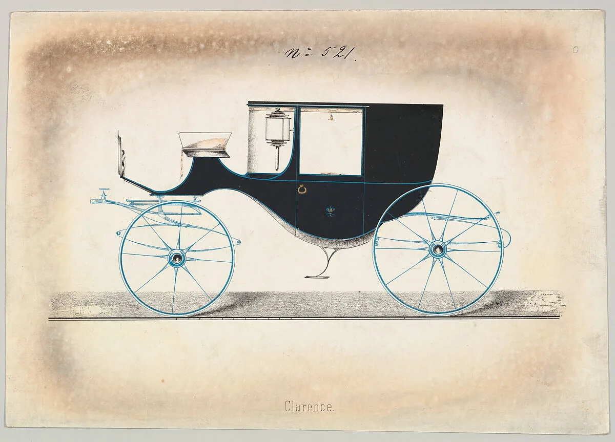 Design for Coupé, no. 521 ("Clarence") — Brewster & Co.