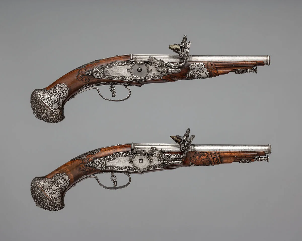 Pair of Wheellock Pistols — Unknown