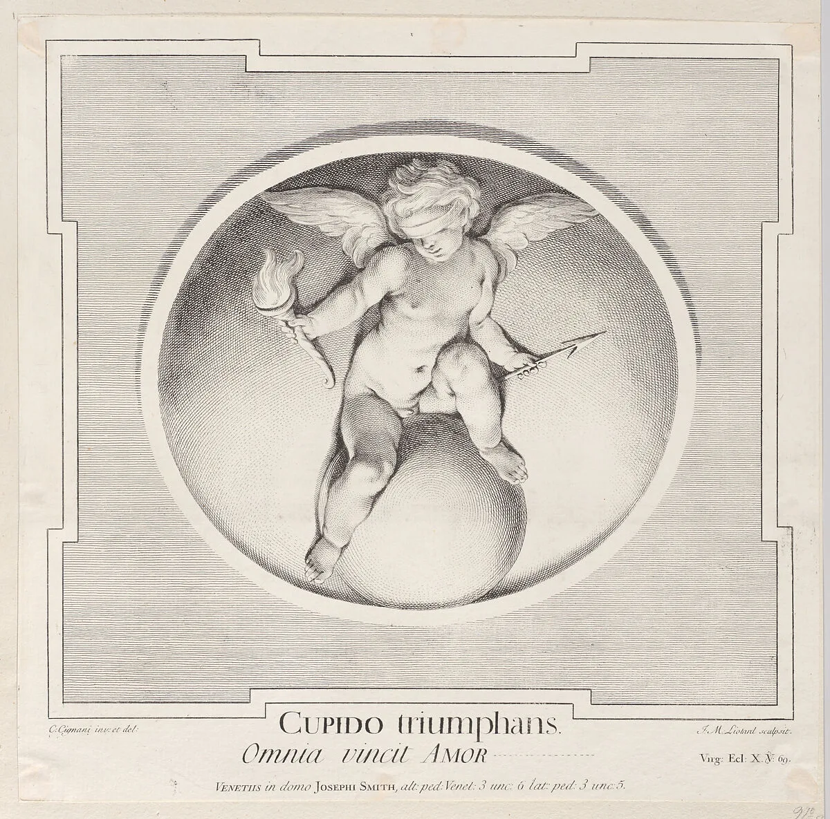 Triumphant Cupid — Jean Michel Liotard|Carlo Cignani