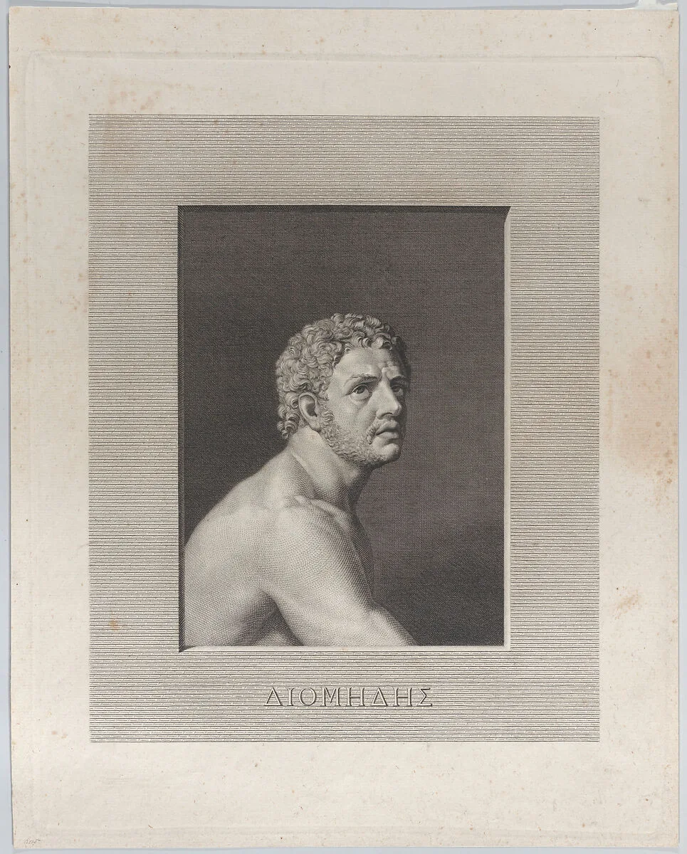 Diomedes, bust and shoulders — Johann Heinrich Wilhelm Tischbein