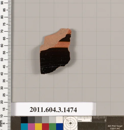 Terracotta fragment of a skyphos (deep drinking cup)