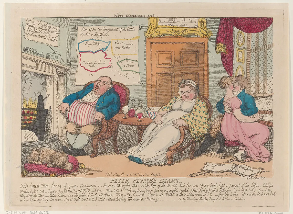 Peter Plumb's Diary — Thomas Rowlandson|Thomas Tegg