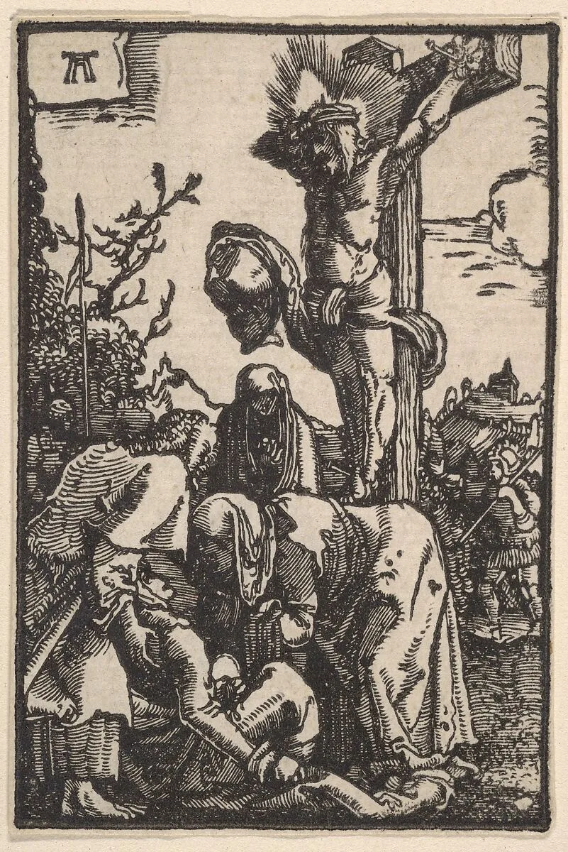 The Crucifixion, from The Fall and Salvation of Mankind Through the Life and Passion of Christ — Albrecht Altdorfer