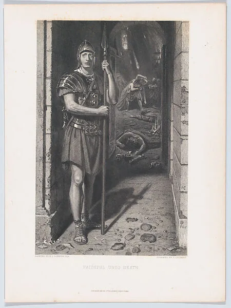 Faithful unto Death — Sir Edward John Poynter|Selmar Hess|Ferdinand Joubert