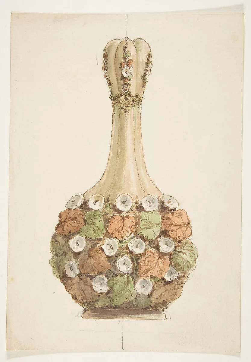 Design for a Carafe — Anonymous, French, 19th century