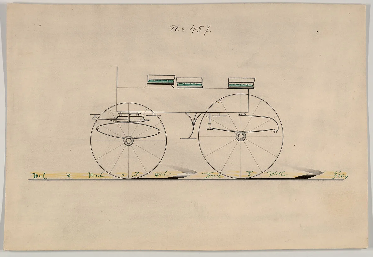 Design for Wagon, no. 457 — Brewster & Co.