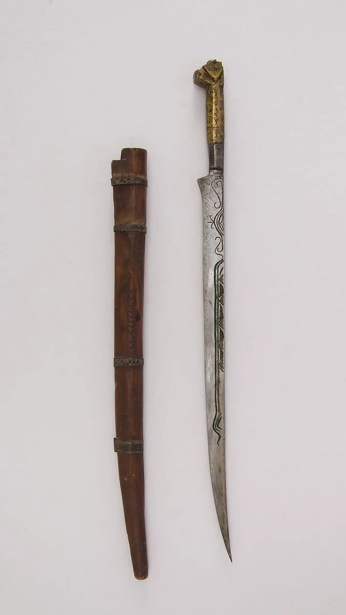 Knife (Flyssa) with sheath — Unknown