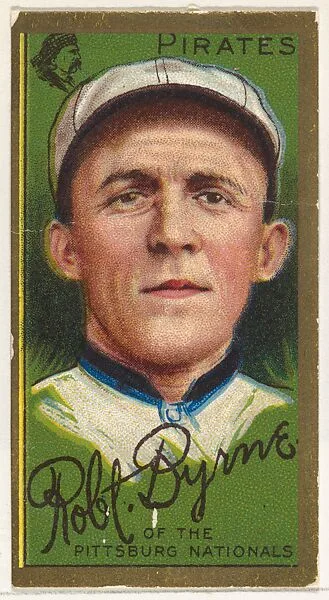 Robert Byrne, Pittsburgh Pirates, National League, from the "Baseball Series" (Gold Borders) set (T205) issued by the American Tobacco Company — American Tobacco Company