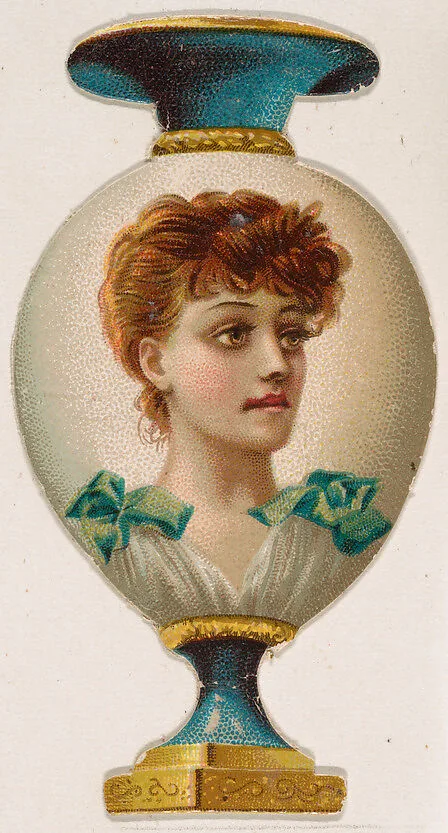 Vase, from the Novelties series (N228, Type 3) issued by Kinney Bros. — Kinney Brothers Tobacco Company