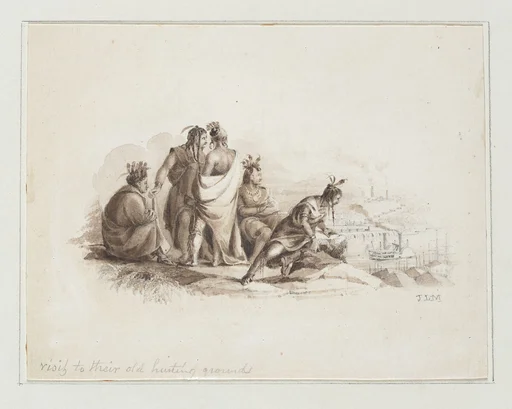 Visit to Their Old Hunting Grounds (from Hosack Album)