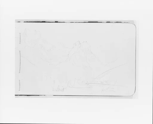 Canadian Mountain Peaks (from Sketchbook)