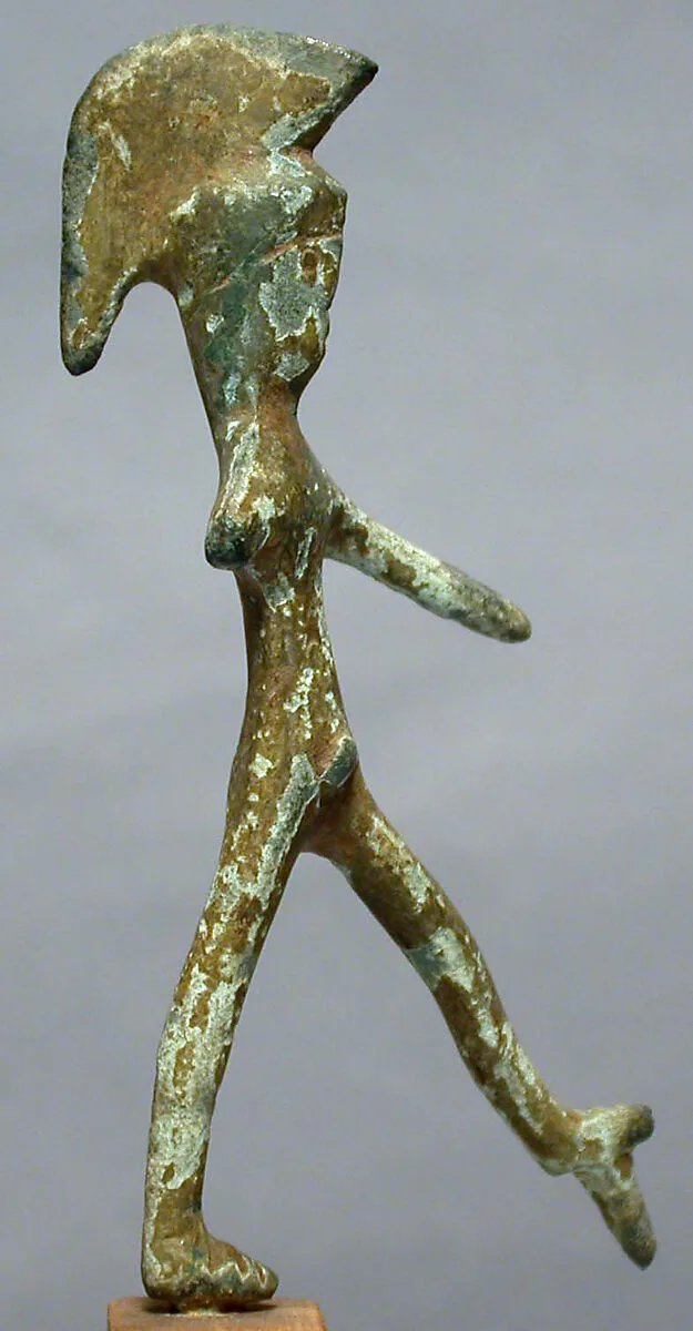 Bronze statuette of a warrior — Unknown