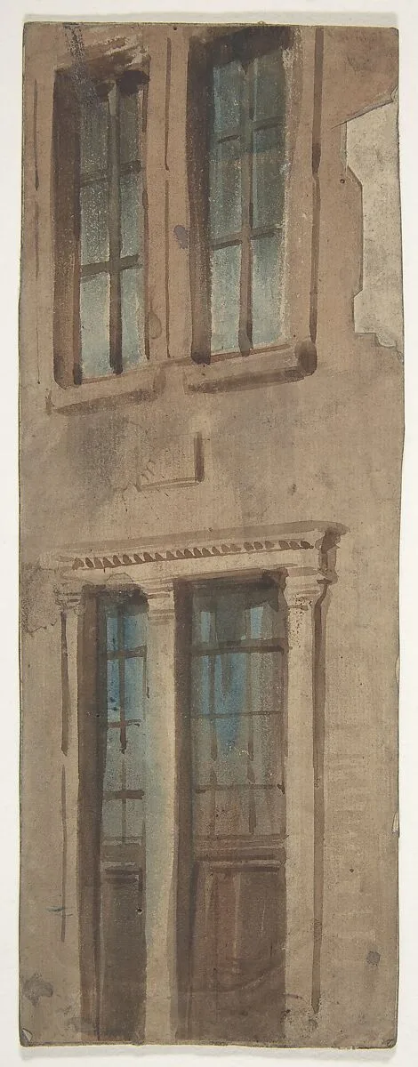 Design for a Stage Set at the Opéra, Paris — Eugène Cicéri