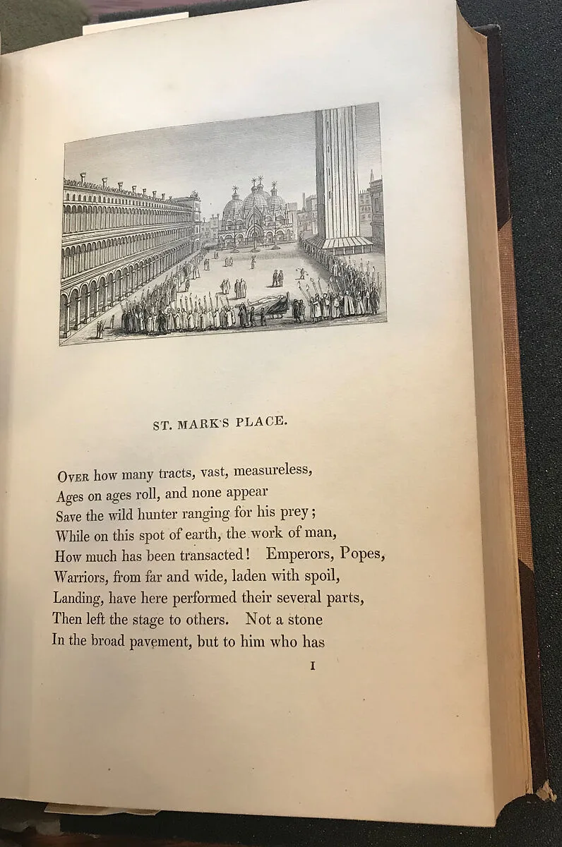 Italy, A Poem — Samuel Rogers|T. Cadell & E. Moxon|Joseph Mallord William Turner|Thomas Stothard|Edward Goodall|Robert William Wallis|William Raymond Smith|Henry LeKeux|William Bernard Cooke|Thomas Davison|John Pye