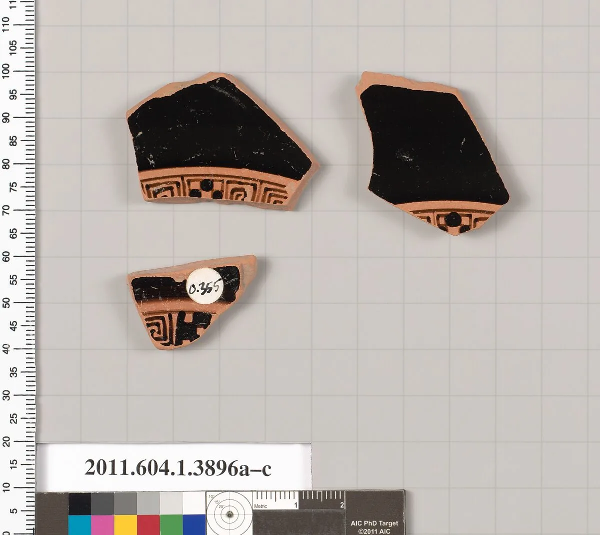 Terracotta fragments of kylikes (drinking cups) — Unknown