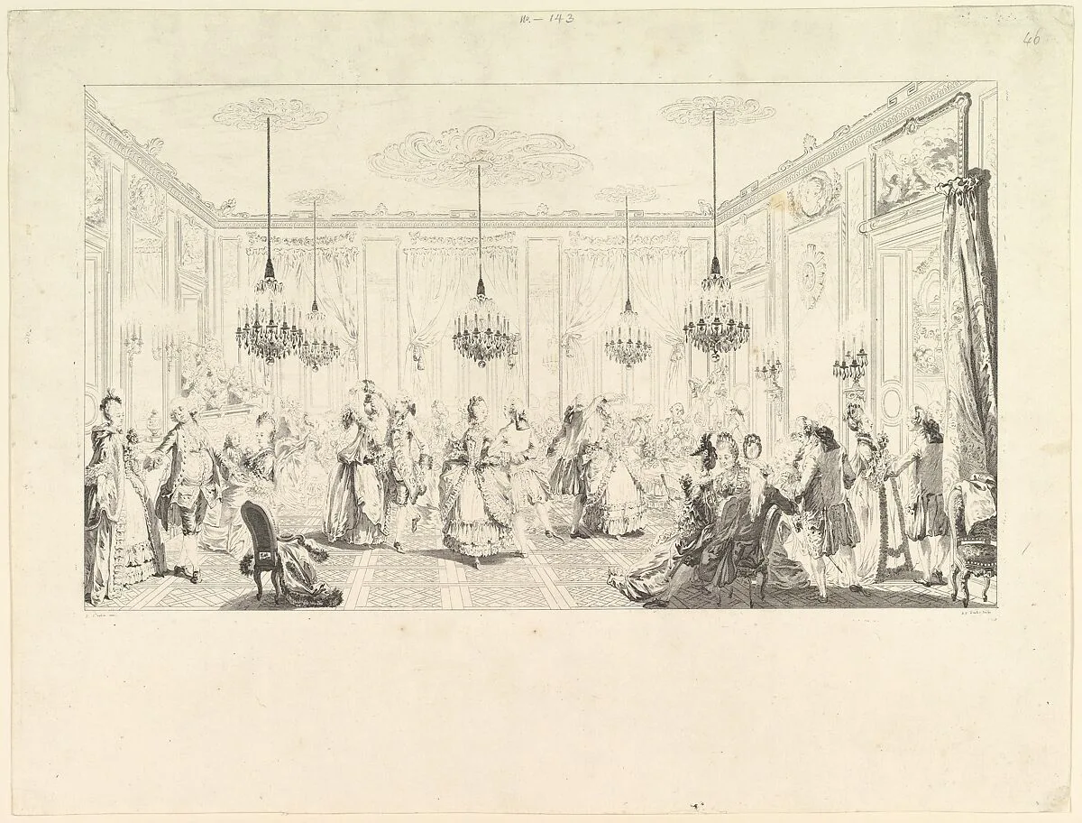 Le Bal Paré — Augustin de Saint-Aubin|Antoine Jean Duclos