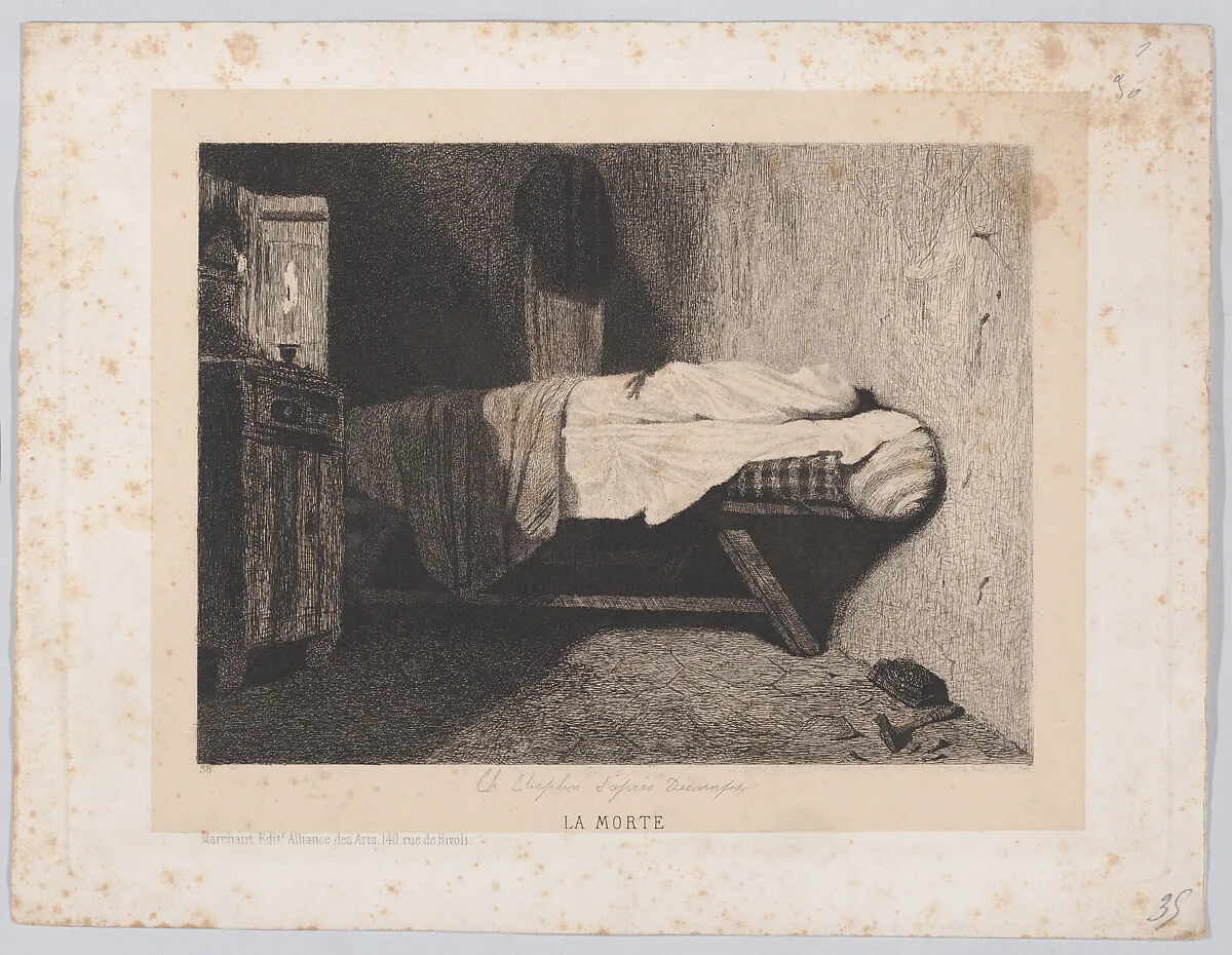 Death — Alexandre-Gabriel Decamps|Charles Joshua Chaplin|Alliance des arts