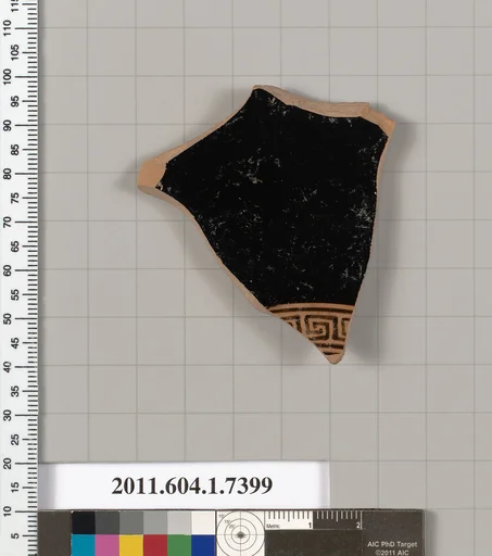 Terracotta fragment of a kylix (drinking cup)