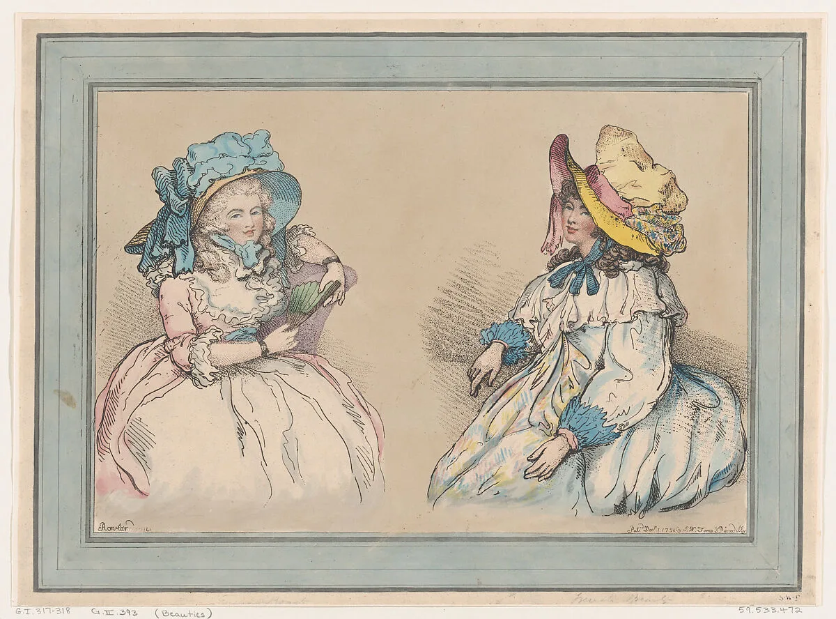 Beauties — S. W. Fores|Thomas Rowlandson