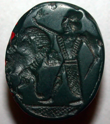 Scaraboid seal