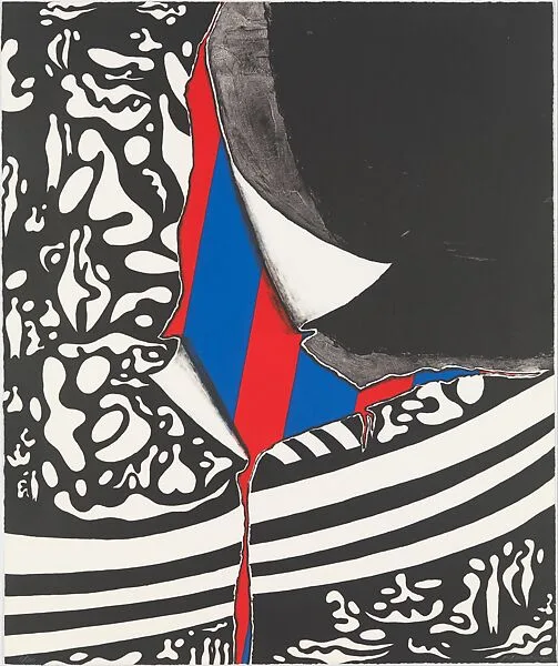 Plate from Walls V — Burhan Doğançay|Tamarind Lithography Workshop