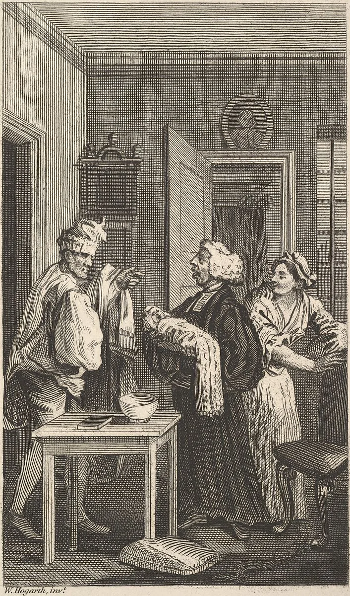 Illustration to "Tristram Shandy," Volume 4 — William Hogarth|Laurence Sterne