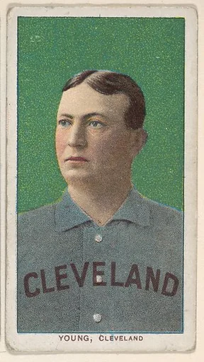 Young, Cleveland, from the White Border series (T206) for the American Tobacco Company