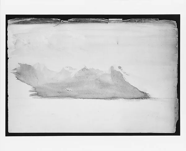 Mountains and Sky (from Switzerland 1869 Sketchbook) — John Singer Sargent