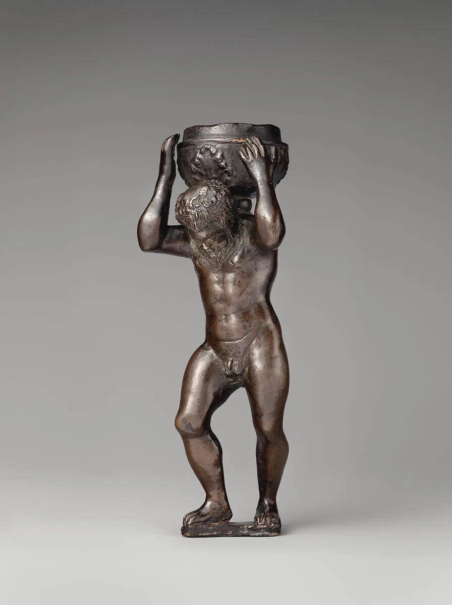 Atlas Supporting a Vessel — Severo Calzetta da Ravenna