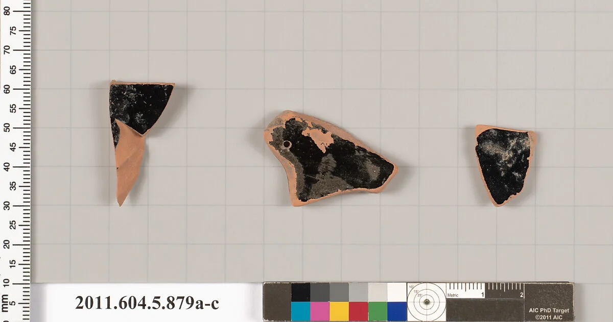 Terracotta fragments of kylikes (drinking cups) — Unknown