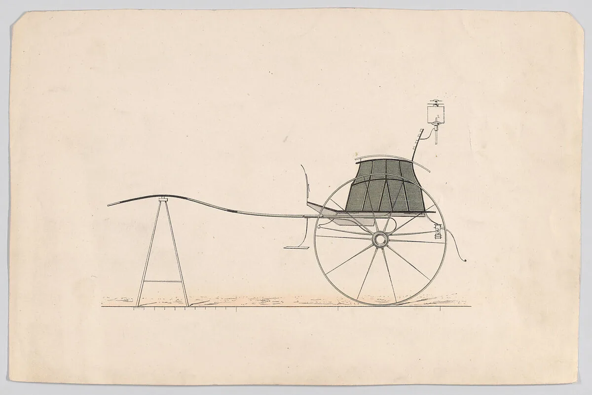 Design for Gig — Anonymous, French, 19th century