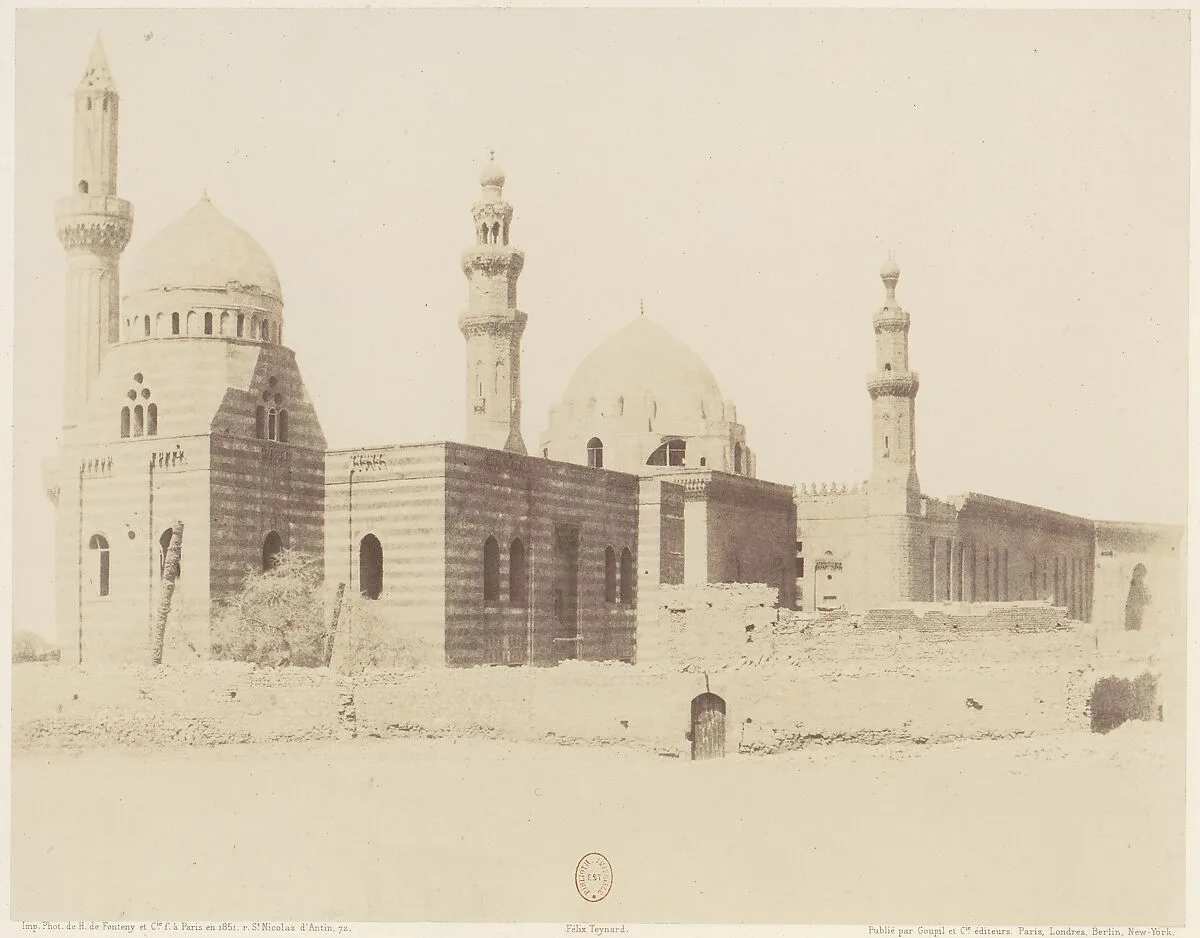 Le Kaire, Mosquées d'Iscander-Pacha et du Sultan Haçan — Félix Teynard|Imprimerie Photographique de H. de Fonteny et Cie