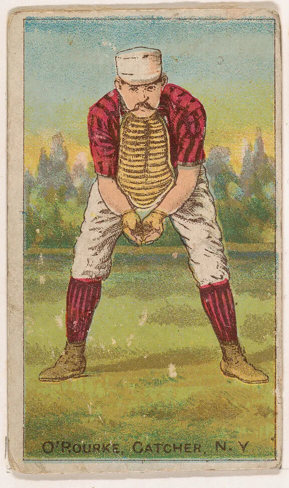 O'Rourke, Catcher, New York, from the Gold Coin series (N284) for Gold Coin Chewing Tobacco — D. Buchner & Co., New York