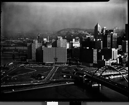 [Skyline, Pittsburgh, Pennsylvania for Vogue Article "Futurity stake: Pittsburgh"]