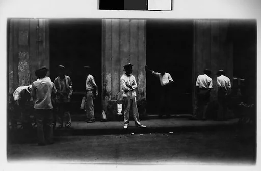 [Men on Sidewalk, Havana]