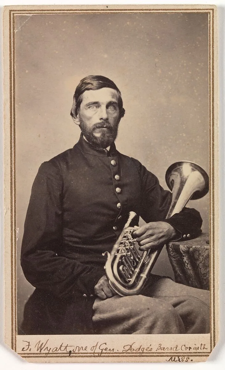Frank Wyatt, One of General Dodge's Band, Corinth, Mississippi — George W. Armstead
