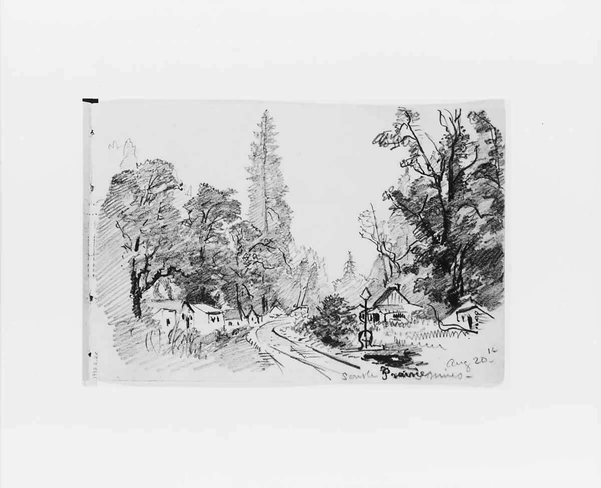 South Prairie Aug 20th (from Sketchbook X) — William Trost Richards