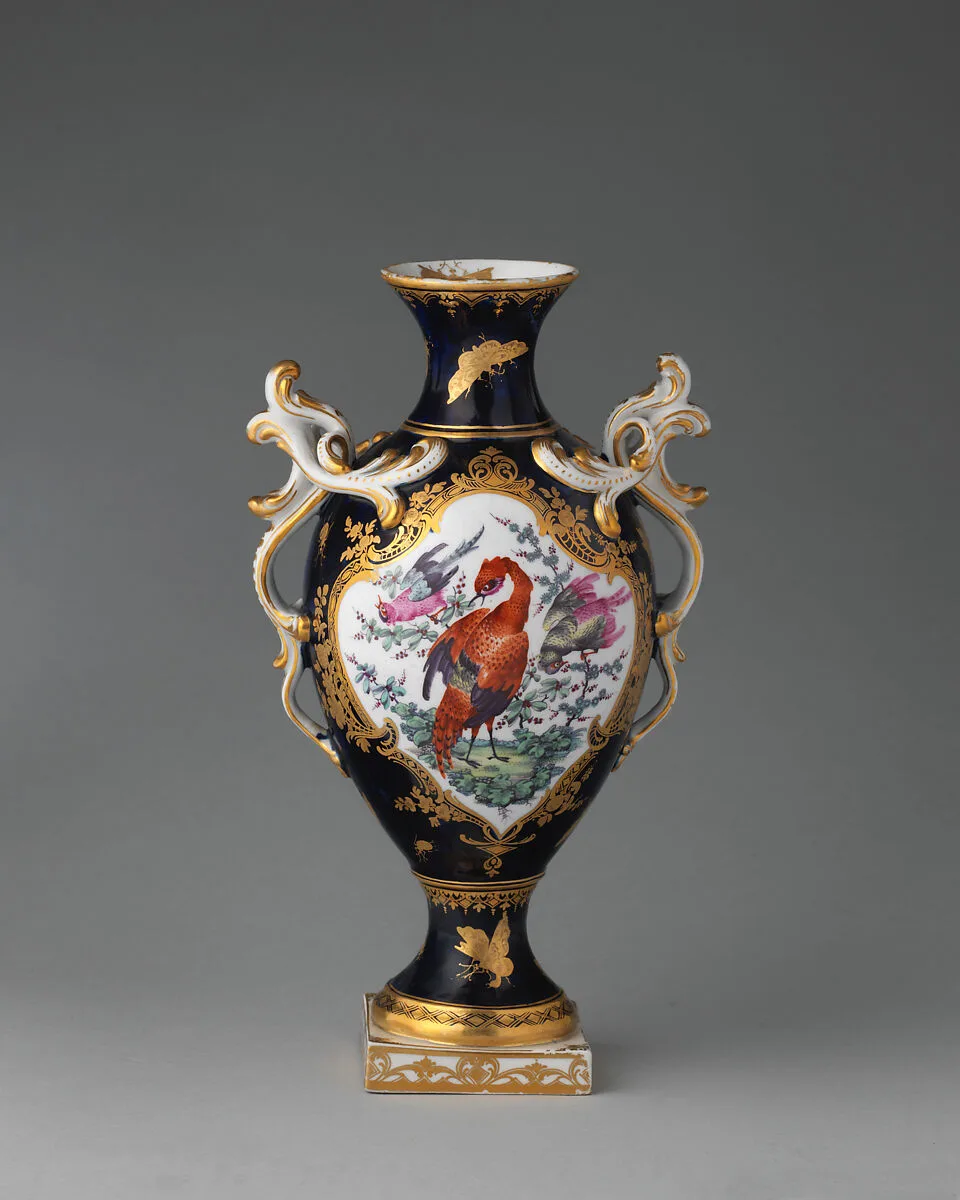 Vase (one of a pair) — Chelsea Porcelain Manufactory