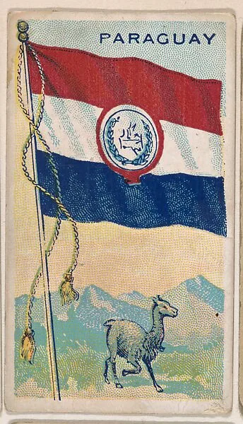 Paraguay, bakery card from the Flags series (D34), issued by the Ward-Mackey Company — Ward-Mackey Company