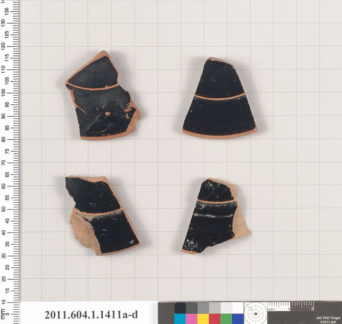 Terracotta fragments of kylikes (drinking cups) — Unknown