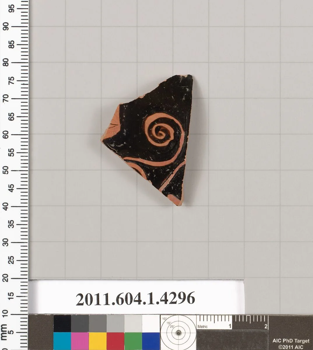 Terracotta fragment of a kylix (drinking cup) — Unknown