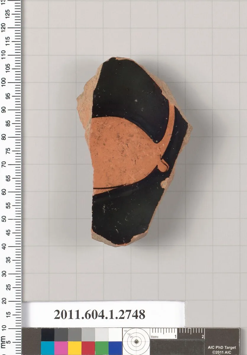 Terracotta fragment of a kylix (drinking cup) — Unknown