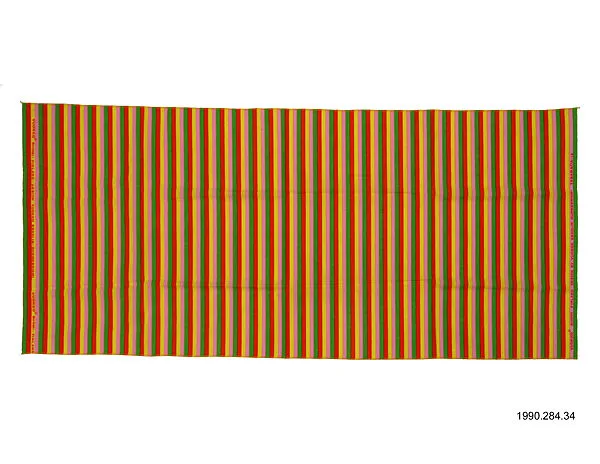 "Tasaraita" Textile Sample — Vuokko Eskolin-Nurmesniemi