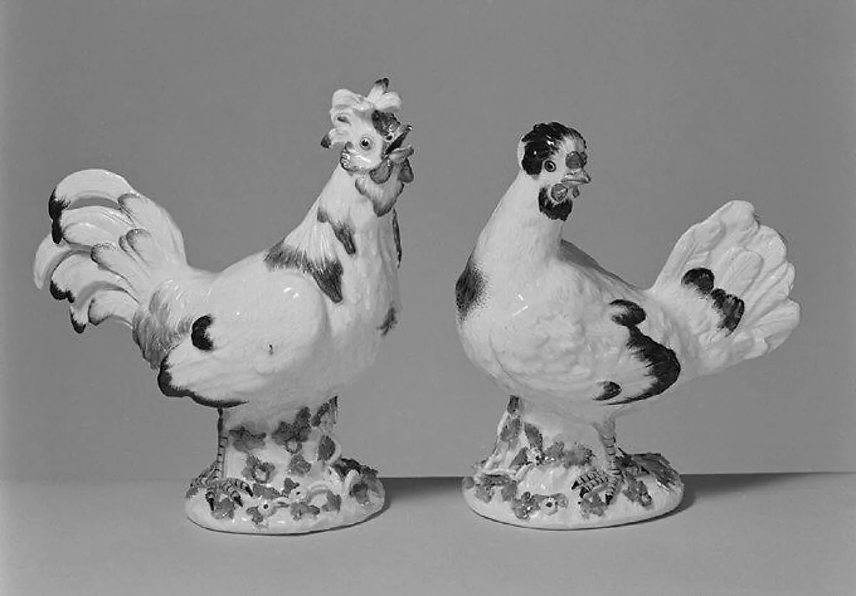 Rooster (one of a pair) — Johann Joachim Kändler|Meissen Manufactory