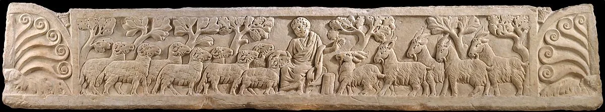 Sarcophagus Lid with Last Judgement — Unknown