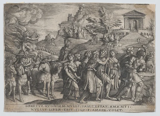 The Triumph of Love, from "The Triumphs of Petrarch"