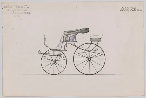 Design for Pony Phaeton, no. 3326a