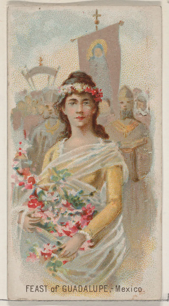 Feast of Guadalupe, Mexico, from the Holidays series (N80) for Duke brand cigarettes — W. Duke, Sons & Co.|George S. Harris & Sons